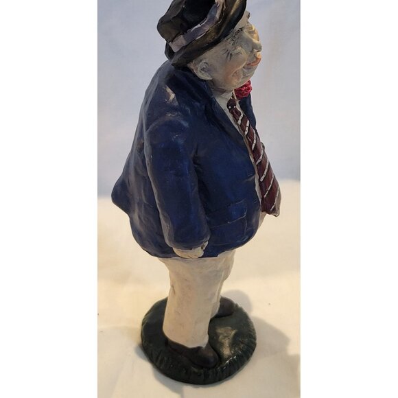 Vintage Crunkleton Resin Figurine "Big Guy" By Handford Ltd 1991 8 Inches - Picture 7 of 10